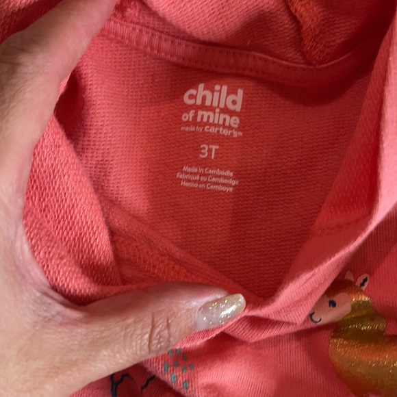 Child of mine by Carter’s Sweater with a Hoodie. D-9 - Picture 4 of 4